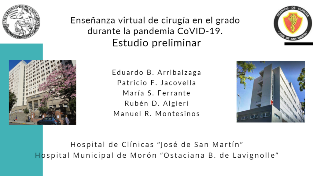 Enseñanza virtual de cirugía en el grado durante la pandemia CoVID-19.