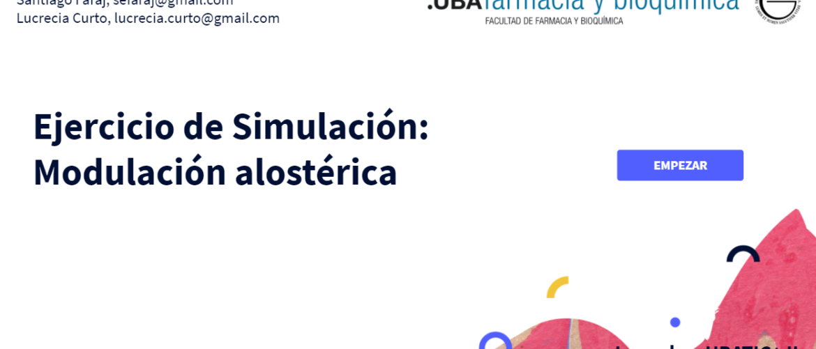 Ejercicio de simulación: Modulación alostérica.